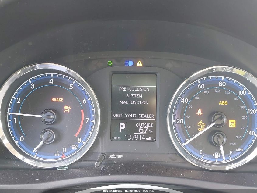 2019 Toyota Corolla Le VIN: 5YFBURHE8KP893237 Lot: 44431039