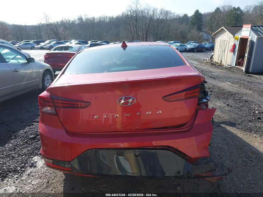2019 Hyundai Elantra Sel VIN: 5NPD84LF7KH437940 Lot: 44431248
