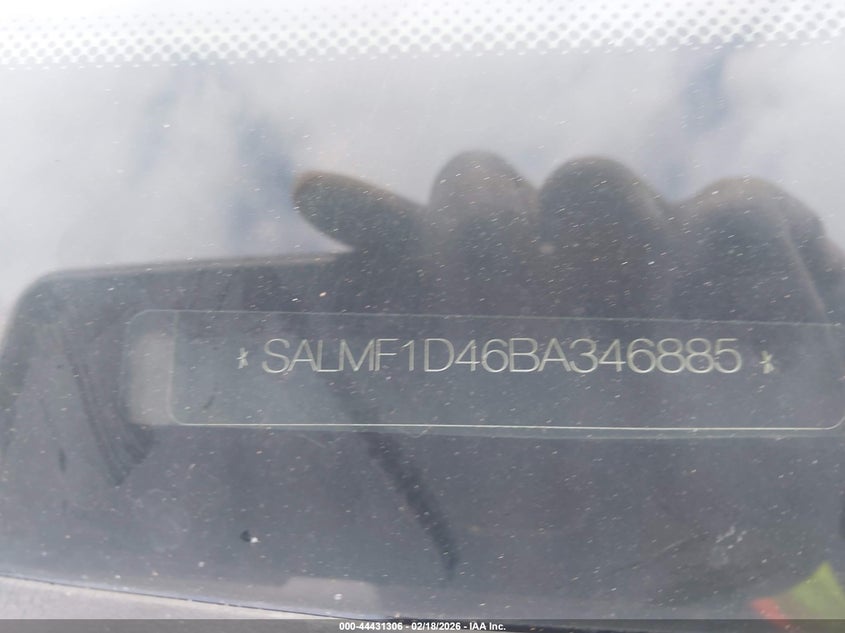 2011 Land Rover Range Rover Hse VIN: SALMF1D46BA346885 Lot: 44431306