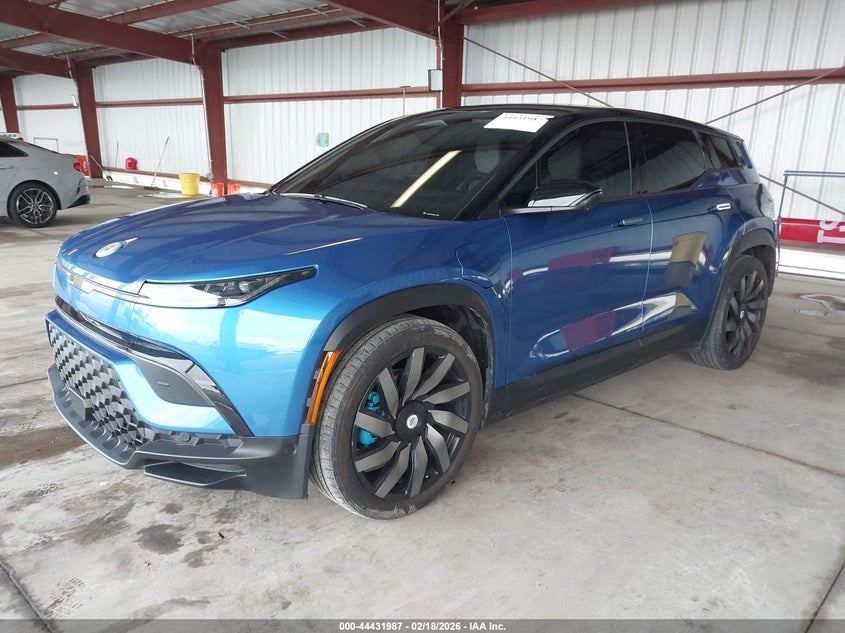 Vin: vcf1zbu25pg002586, lot: 44928626, fisker ocean one 20232