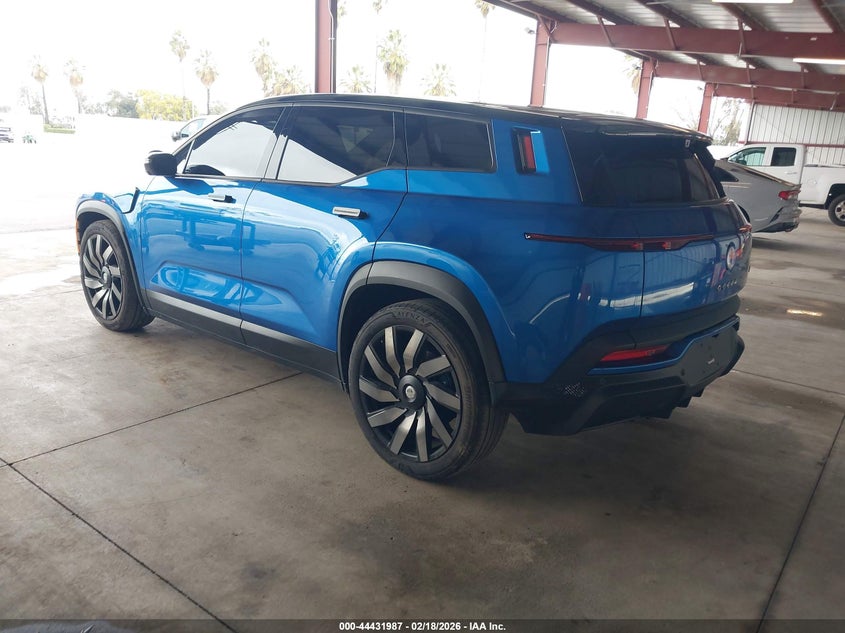 Vin: vcf1zbu25pg002586, lot: 44928626, fisker ocean one 20233