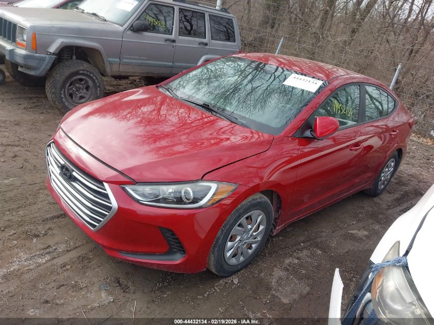 2018 Hyundai Elantra Se VIN: KMHD74LF4JU606945 Lot: 44432134
