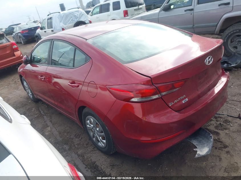 2018 Hyundai Elantra Se VIN: KMHD74LF4JU606945 Lot: 44432134