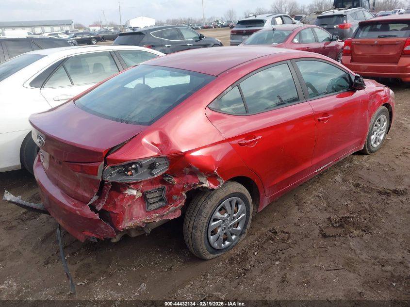 2018 Hyundai Elantra Se VIN: KMHD74LF4JU606945 Lot: 44432134