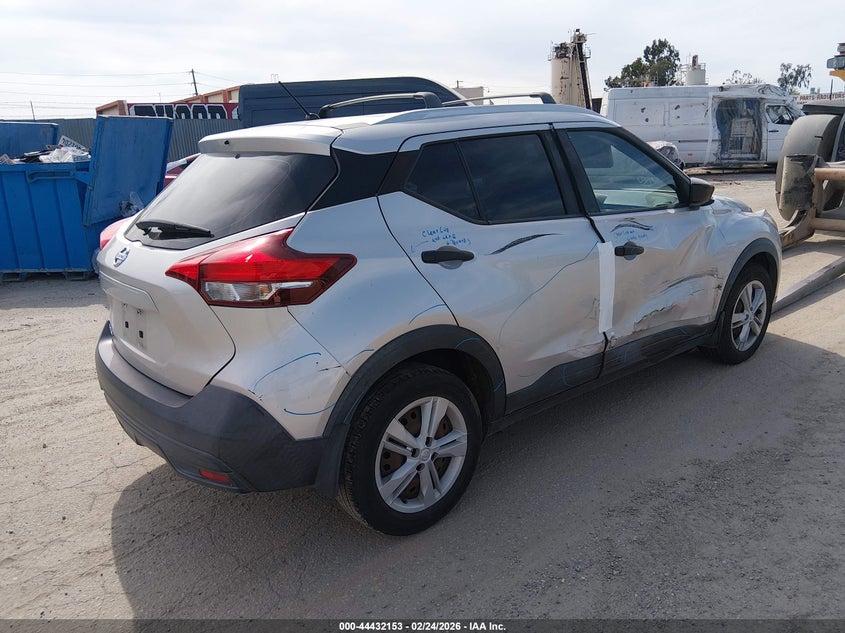 Vin: 3n1cp5cu9jl529488, lot: 44928793, nissan kicks s 20184