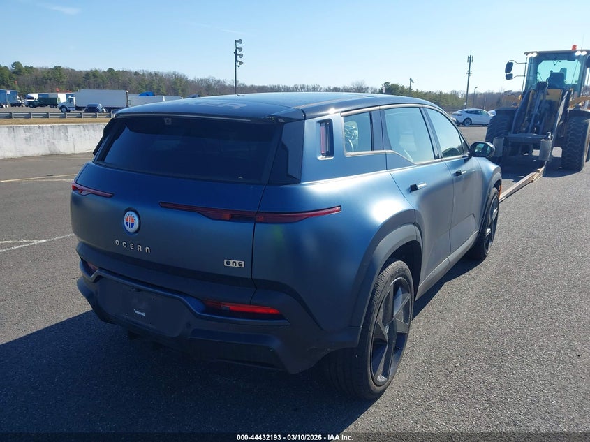 Vin: vcf1zbu28pg006261, lot: 44928833, fisker ocean one 20234
