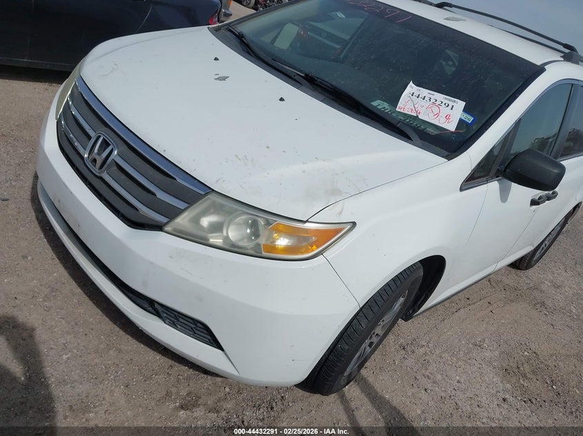 Vin: 5fnrl5h29bb099844, lot: 44928931, honda odyssey lx 20112
