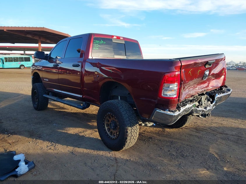 Vin: 3c6ur5cjxng367264, lot: 44928953, ram 2500 tradesman  4x4 6'4 box 20223