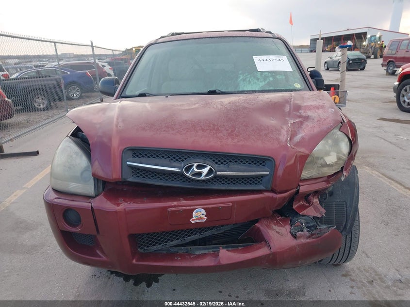 2006 Hyundai Tucson Gl VIN: KM8JM72B16U434490 Lot: 44432545