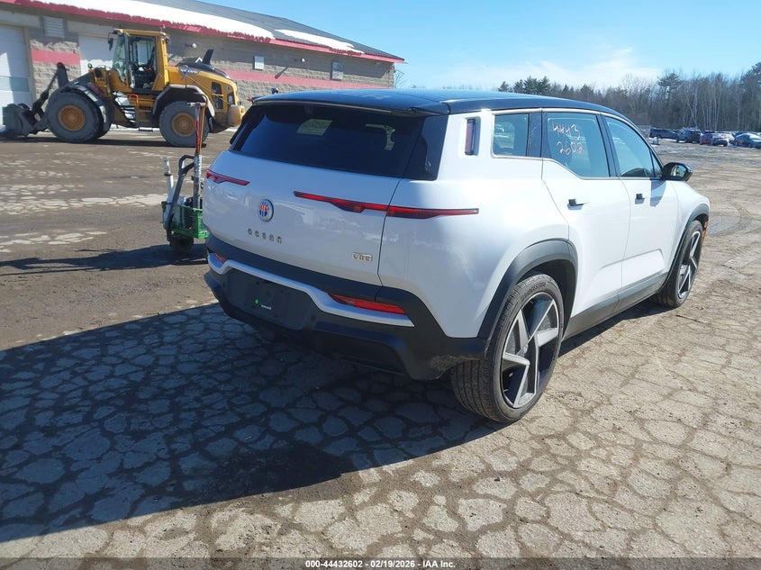 Vin: vcf1zbu25pg005925, lot: 44929242, fisker ocean one 20234
