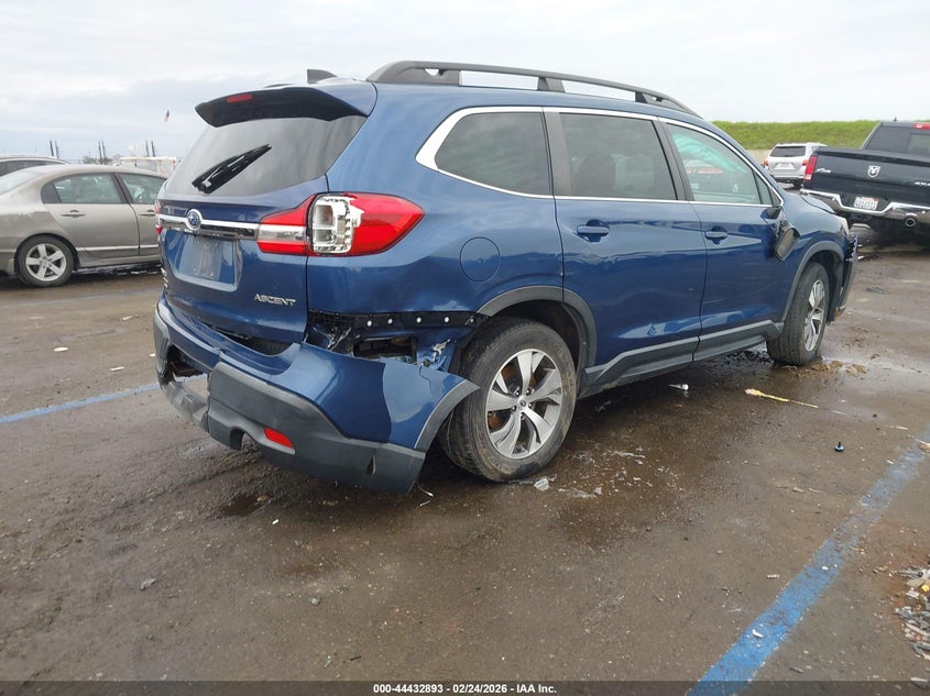 Vin: 4s4wmabd7k3475856, lot: 44929533, subaru ascent premium 20194