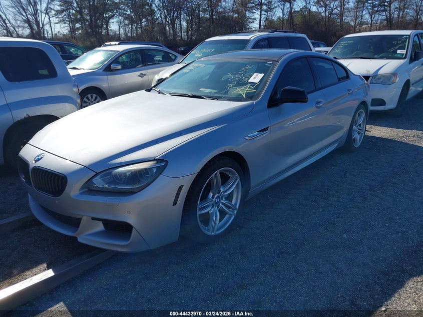 Vin: wba6a0c51fd318612, lot: 44929610, bmw 640i gran coupe 20152