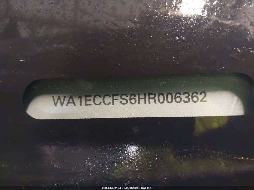 2017 Audi Q3 2.0T Premium VIN: WA1ECCFS6HR006362 Lot: 44433134