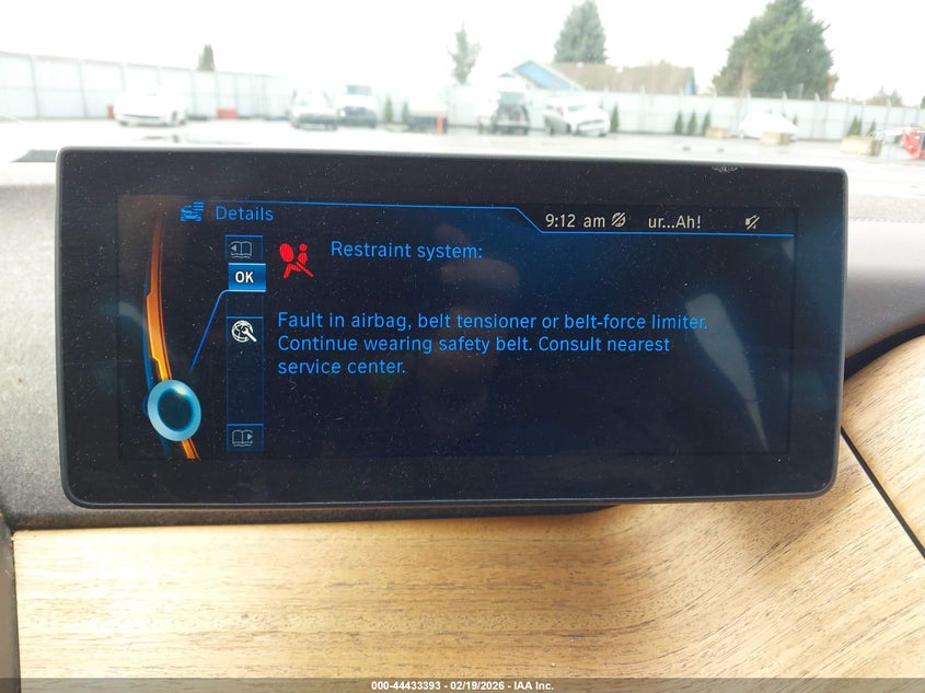 2015 BMW I3 Base W/Range Extender VIN: WBY1Z4C57FV500563 Lot: 44433393