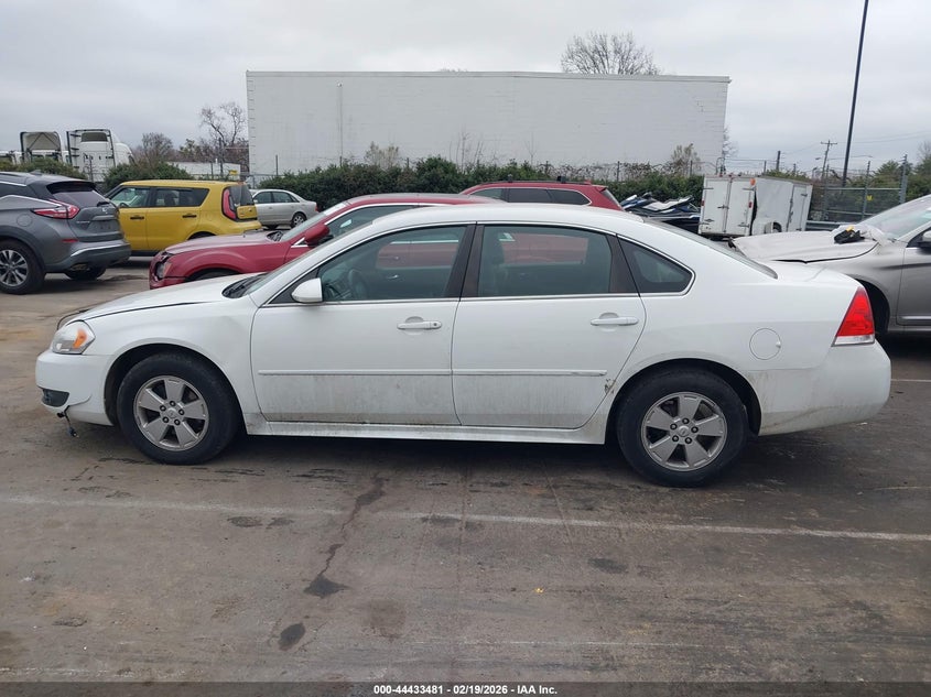 2011 Chevrolet Impala 3.5 Lt White Lot 111044433481 Vin 2G1WG5EK6B1284005