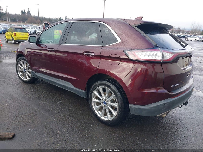 Vin: 2fmpk4k87jbc47787, lot: 44930627, ford edge titanium 20183