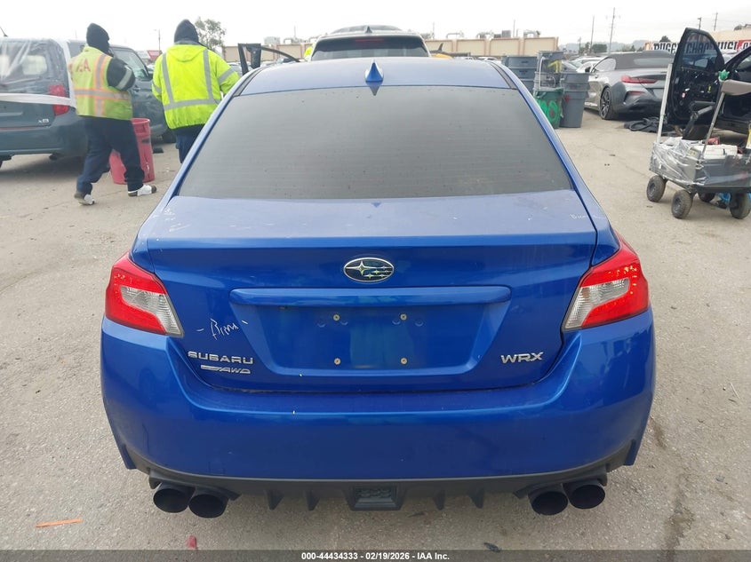 2015 Subaru Wrx VIN: JF1VA1A61F9835515 Lot: 44434333
