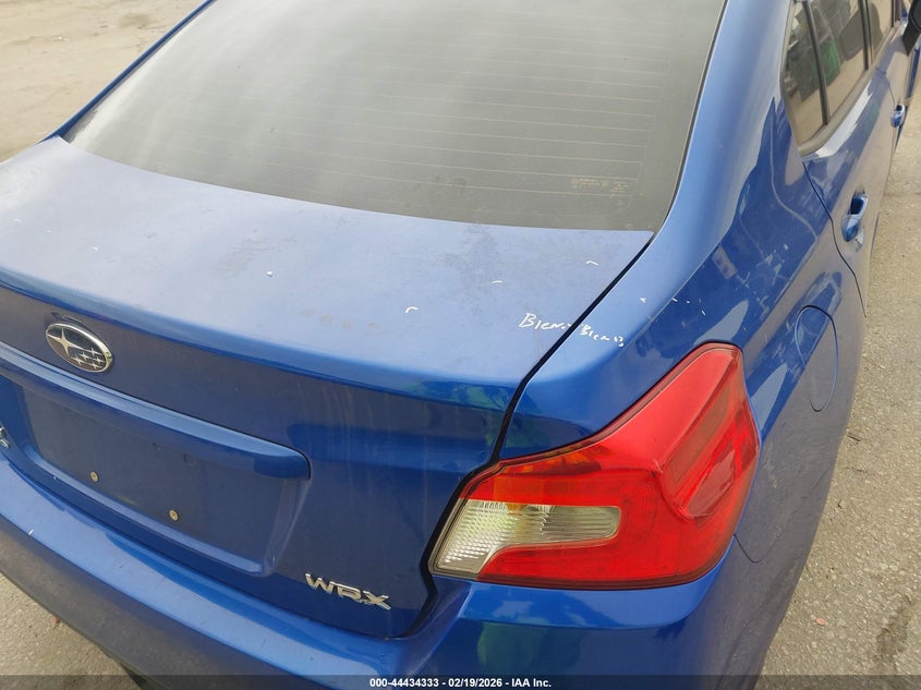2015 Subaru Wrx VIN: JF1VA1A61F9835515 Lot: 44434333