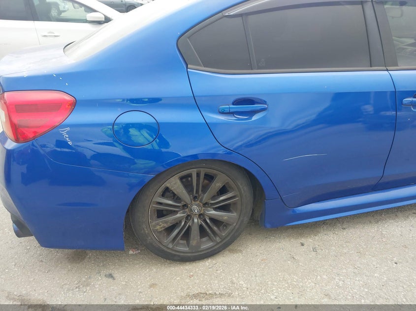 2015 Subaru Wrx VIN: JF1VA1A61F9835515 Lot: 44434333