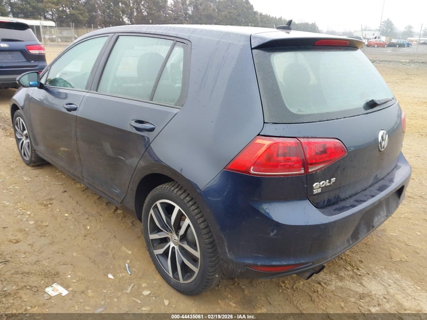 2017 Volkswagen Golf Tsi S 4-Door/Tsi Se 4-Door/Tsi Sel 4-Door/Tsi Wolfsburg Edition 4-Door