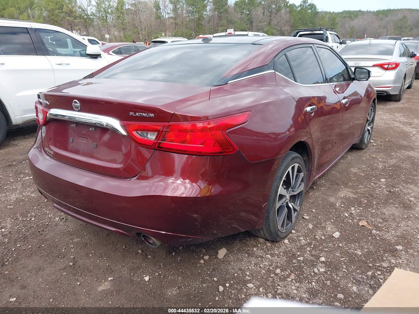 Vin: 1n4aa6ap9gc389509, lot: 44932172, nissan maxima 3.5 platinum 20164