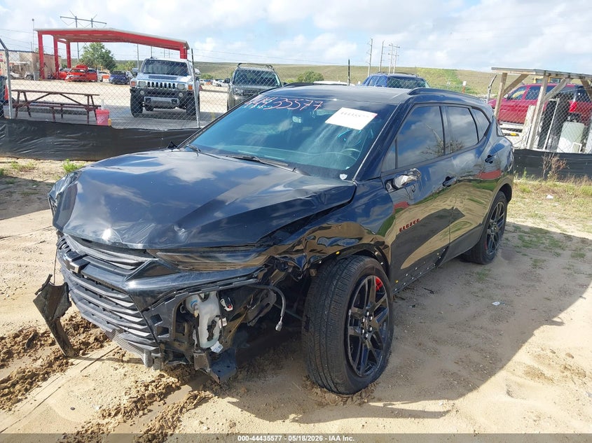 Vin: 3gnkbdrs5ns152121, lot: 44932217, chevrolet blazer fwd 3lt 20222