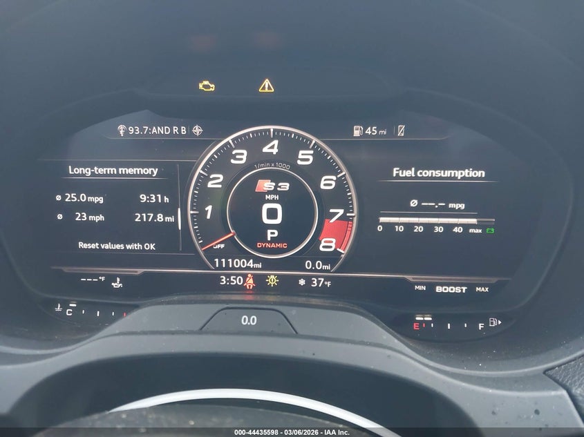 2017 Audi S3 2.0T Premium Plus VIN: WAUB1GFF9H1066298 Lot: 44435598