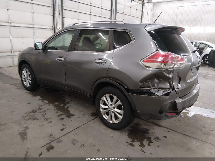 2016 Nissan Rogue Sv VIN: 5N1AT2MV5GC815599 Lot: 44435692