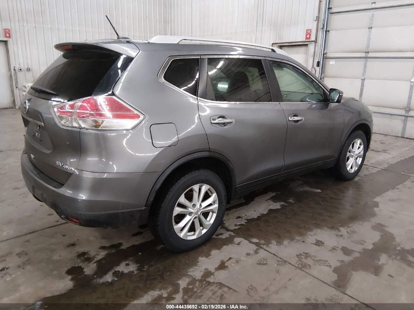 2016 Nissan Rogue Sv VIN: 5N1AT2MV5GC815599 Lot: 44435692