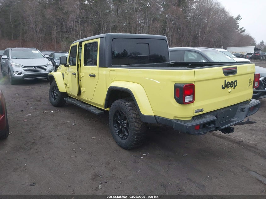 Vin: 1c6hjtag0pl508076, lot: 44932402, jeep gladiator willys sport 4x4 20233
