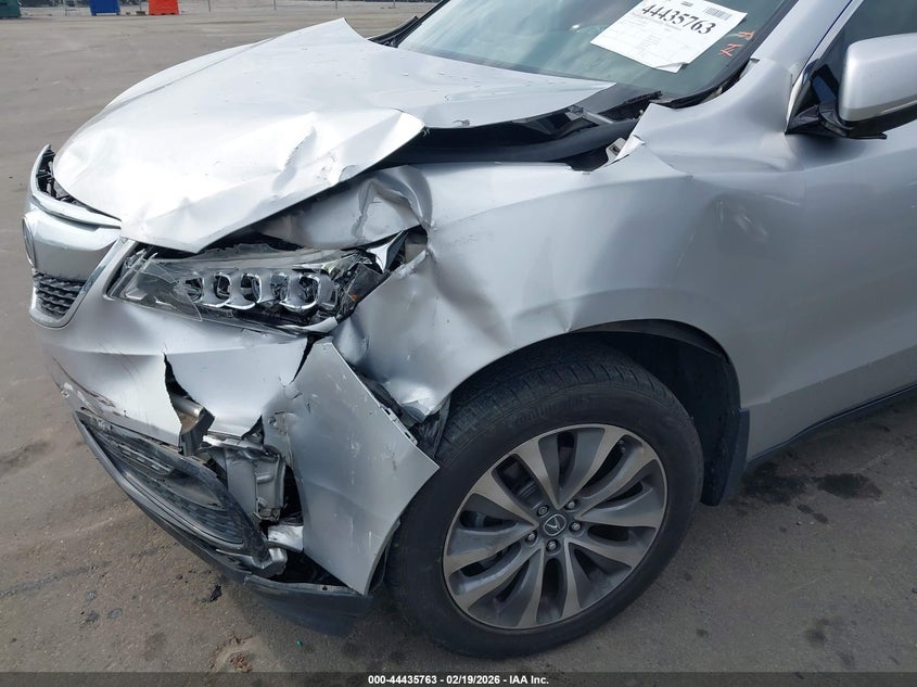 2015 Acura Mdx Technology Package VIN: 5FRYD4H4XFB016589 Lot: 44435763