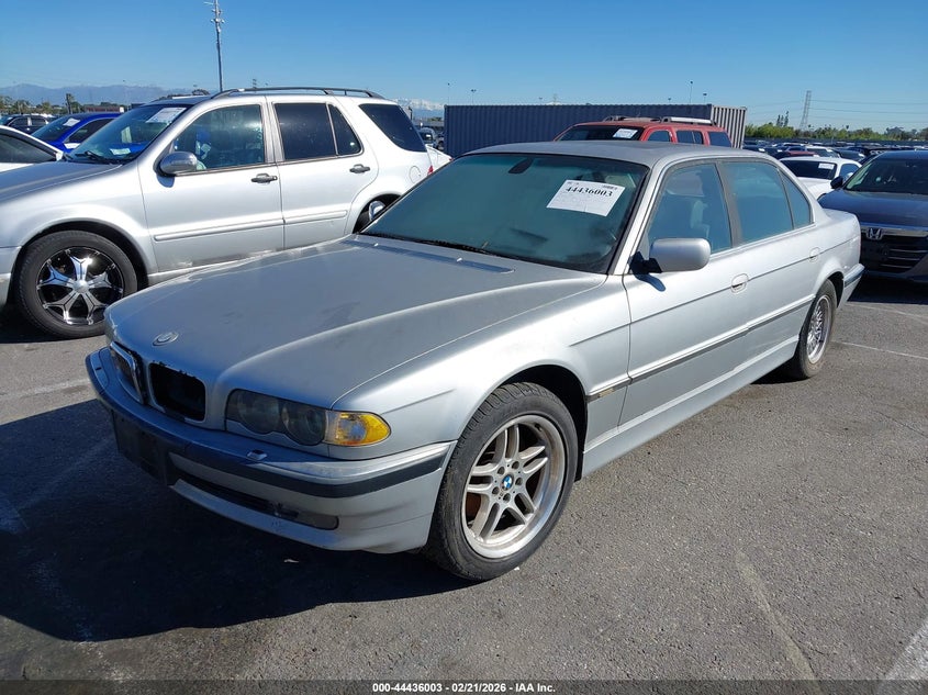 2000 BMW 740Il VIN: WBAGH8347YDP11460 Lot: 44436003