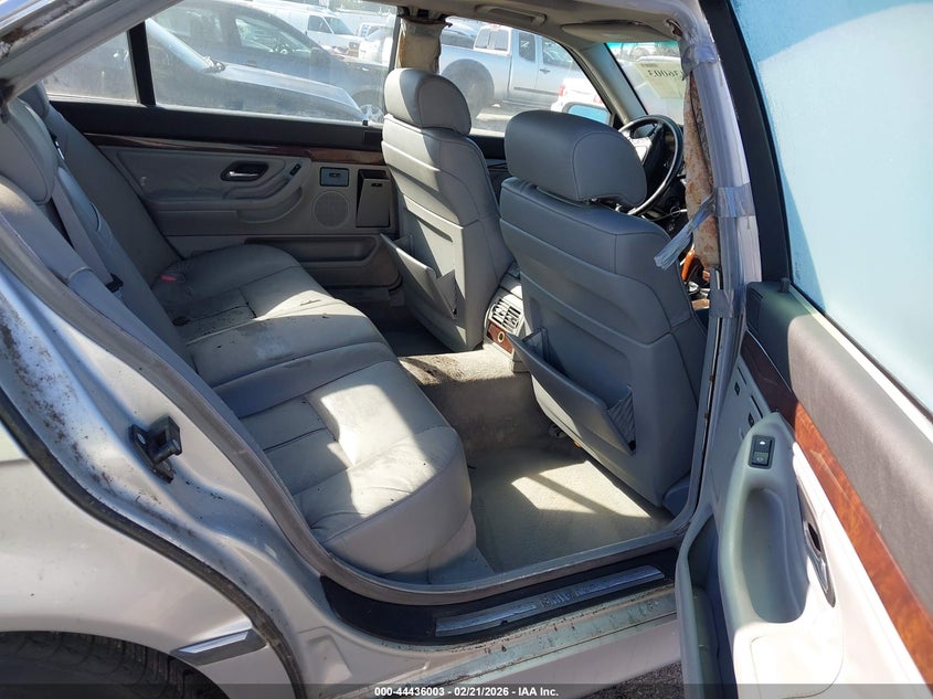 2000 BMW 740Il VIN: WBAGH8347YDP11460 Lot: 44436003