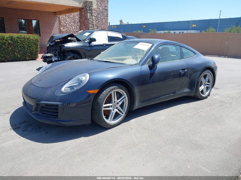 Vin: wp0aa2a97hs107394, lot: 44932754, porsche 911 carrera 20172