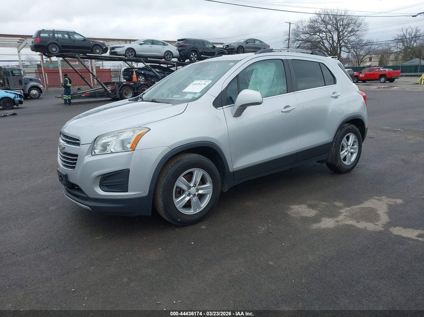 Vin: 3gncjlsb4gl261873, lot: 44932814, chevrolet trax lt 20162