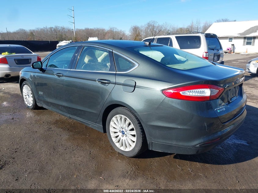 2015 Ford Fusion Energi Se Luxury
