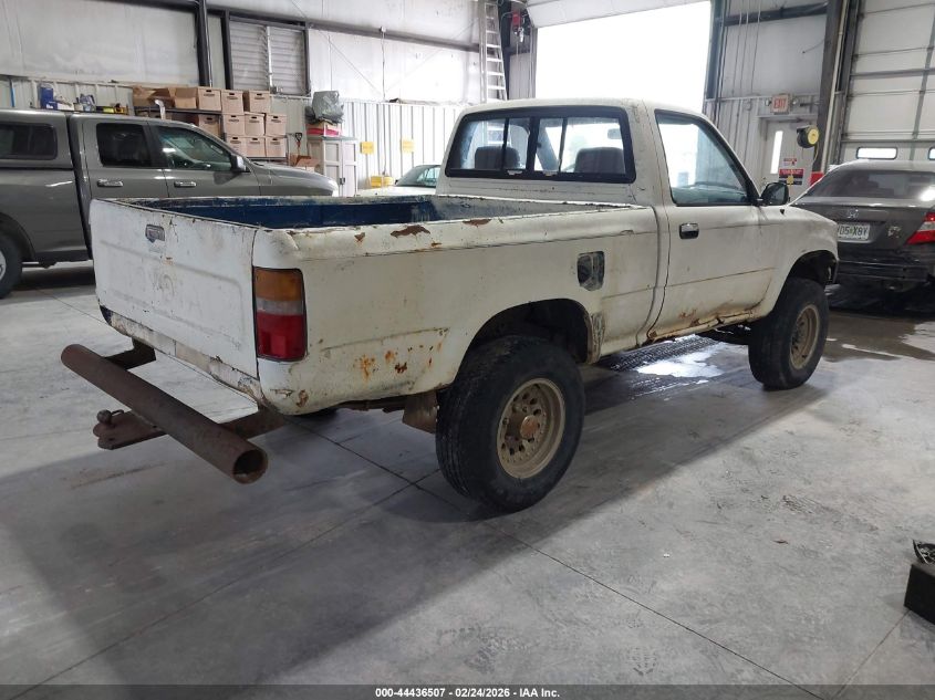 1989 Toyota Pickup 1/2 Ton Sht Wheelbase Dlx