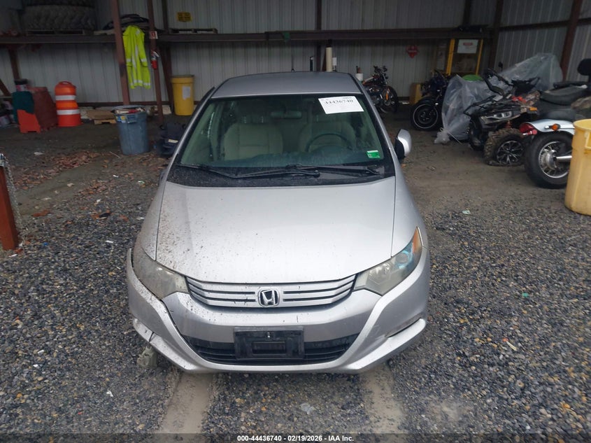 2010 Honda Insight 1.3 Lx silver Lot 111044436740 Vin JHMZE2H50AS022220