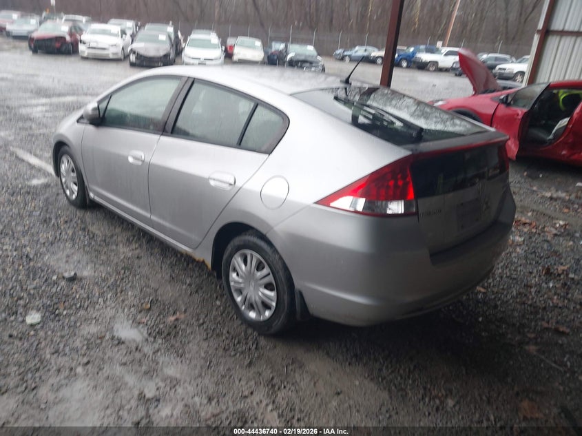 2010 Honda Insight 1.3 Lx silver Lot 111044436740 Vin JHMZE2H50AS022220