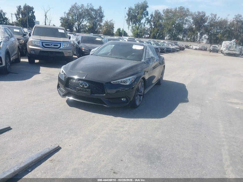 Vin: jn1fv7lk8nm660453, lot: 44933550, infiniti q60 red sport 400 20222