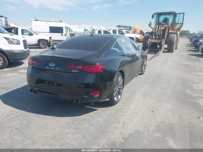 Vin: jn1fv7lk8nm660453, lot: 44933550, infiniti q60 red sport 400 20224