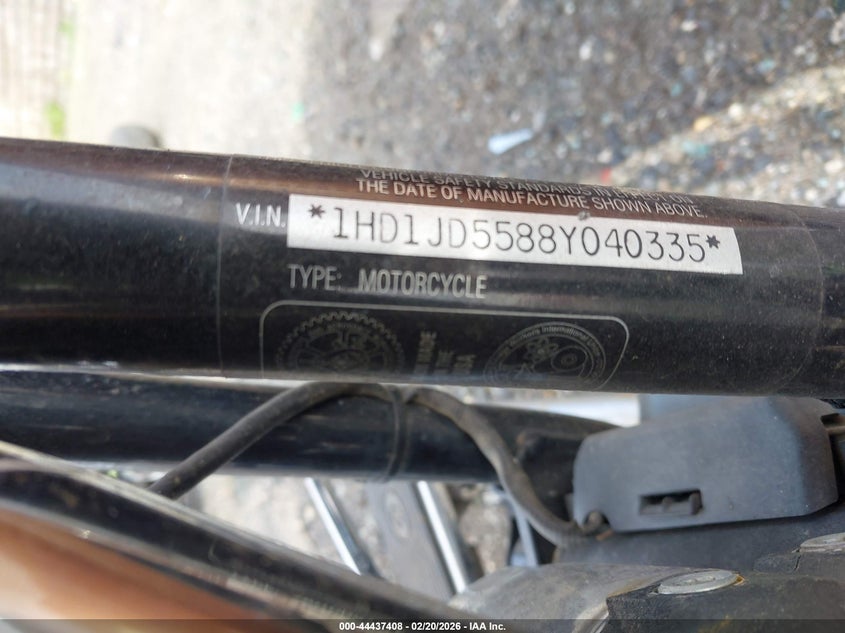2008 Harley-Davidson Flstn 105Th Anniversary Edition VIN: 1HD1JD5588Y040335 Lot: 44437408