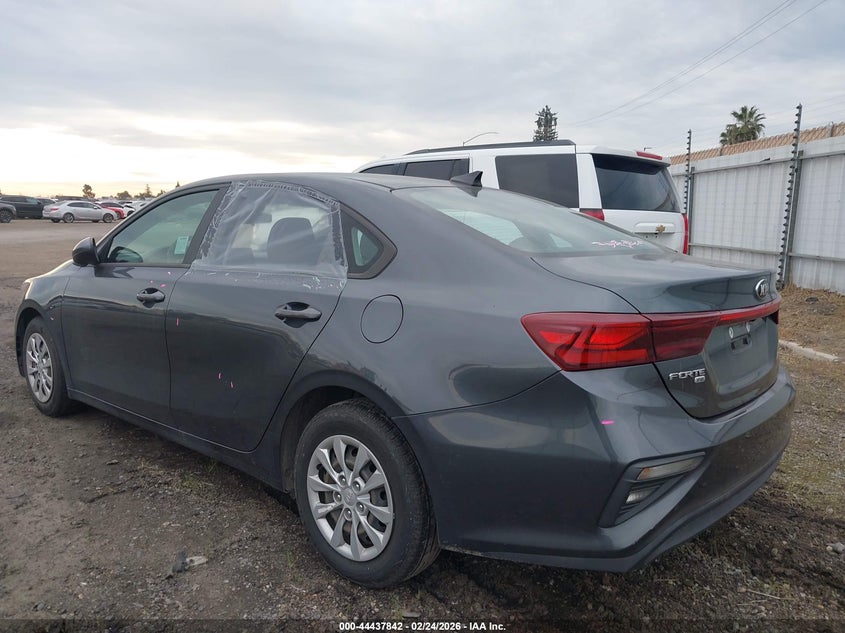 Vin: 3kpf24ad2me376662, lot: 44934482, kia forte fe 20213
