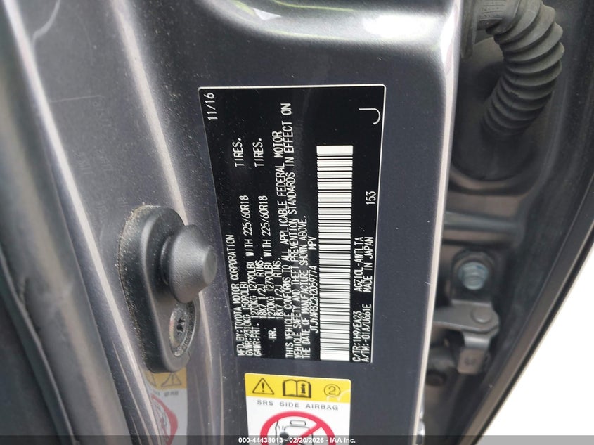 2017 Lexus Nx Nx Turbo VIN: JTJYARBZ2H2059774 Lot: 44438013