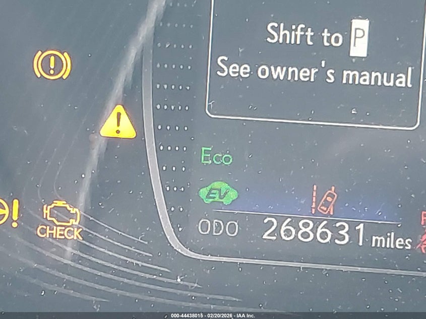 2020 Lexus Es 300H VIN: 58AC21B16LU006552 Lot: 44438015