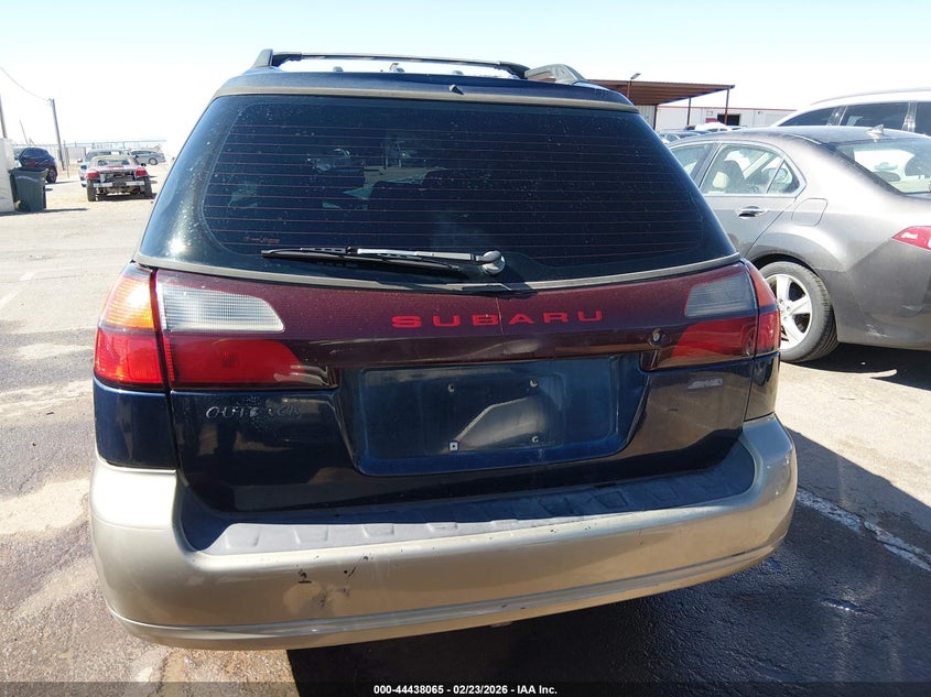 2000 Subaru Outback VIN: 4S3BH6656Y6629486 Lot: 44438065