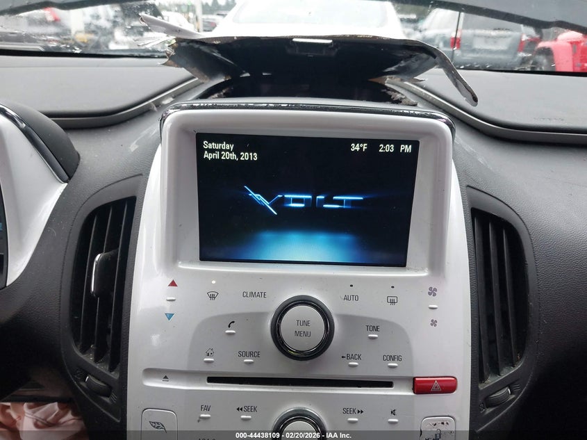 2013 Chevrolet Volt VIN: 1G1RA6E41DU123865 Lot: 44438109