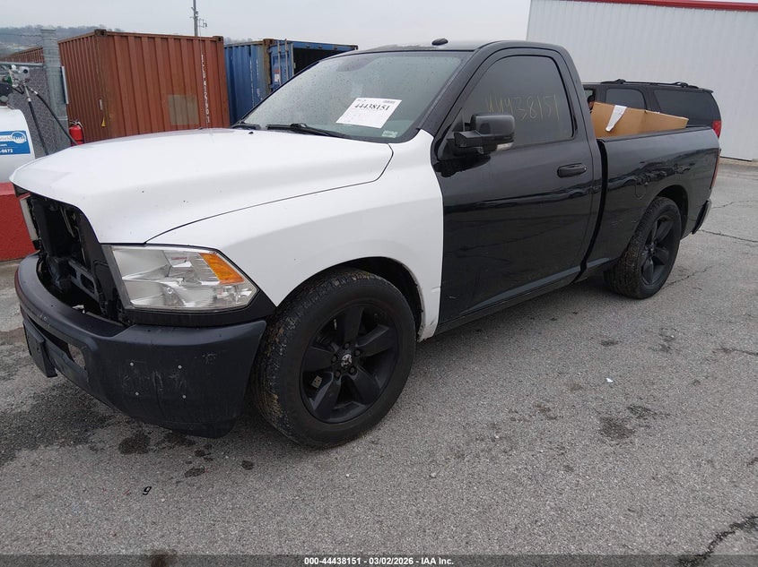 Vin: 3c6jr6ap6dg551678, lot: 44934791, ram 1500 tradesman 20132