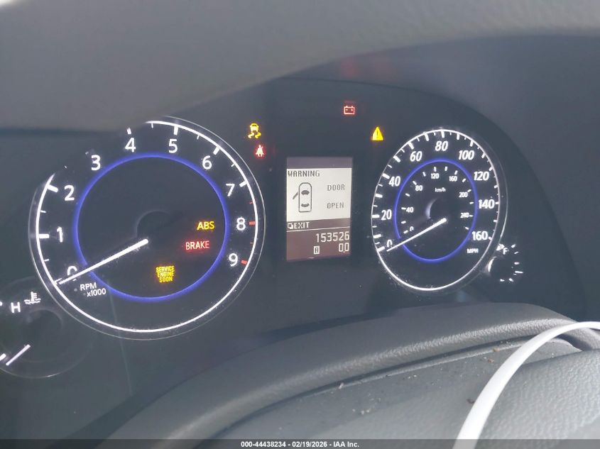 2011 Infiniti G37X VIN: JN1CV6AR5BM351693 Lot: 44438234