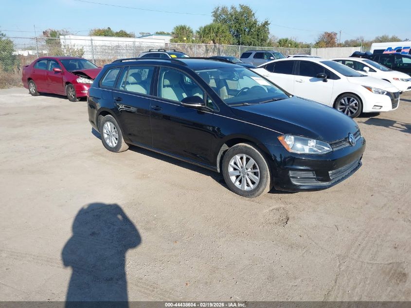 2016 Volkswagen Golf Sportwagen Tsi S 4-Door